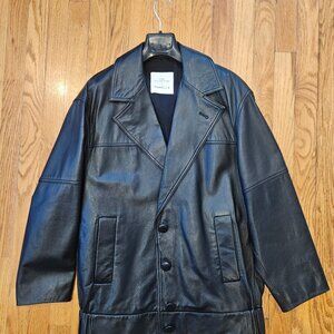 Emily Ratajkowski X Marella Bomber Leather Jacket